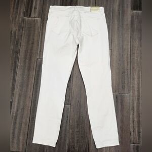 Lilly Pulitzer 29" South Ocean High Rise Skinny Jean, Resort White, size 12